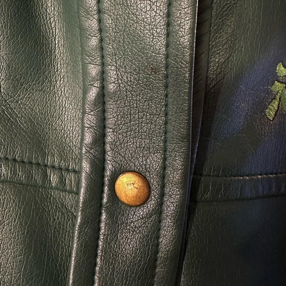 Vintage Penney’s International Imports Western Green Embroidered Jacket XL 14 - Picture 15 of 16